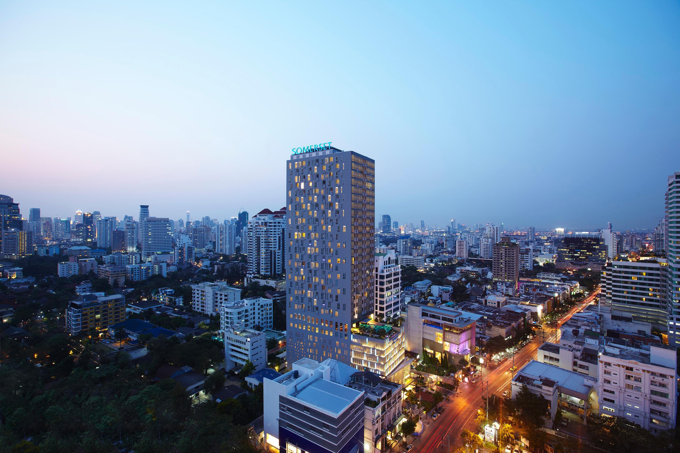 Somerset Sukhumvit Thonglor Bangkok Bagian luar foto